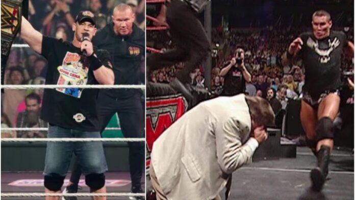 Randy Orton wishes to punt kick John Cena Randy Orton wishes to punt kick John Cena