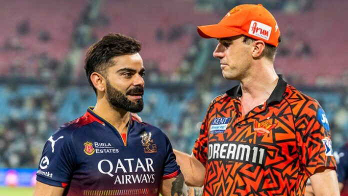 RCB Virat Kohli and SRH Pat Cummins