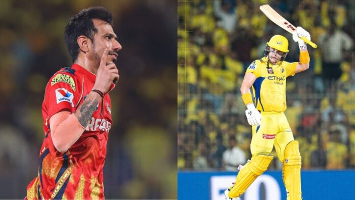 Yuzvendra Chahal and Sam Curran Yuzvendra Chahal and Sam Curran