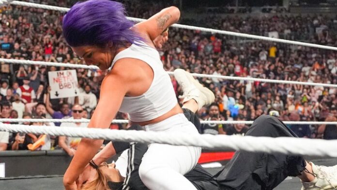 Bayley and Becky Lynch