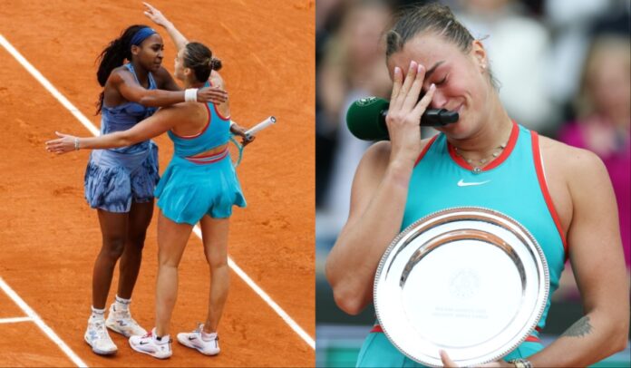 Coco Gauff and Aryna Sabalenka