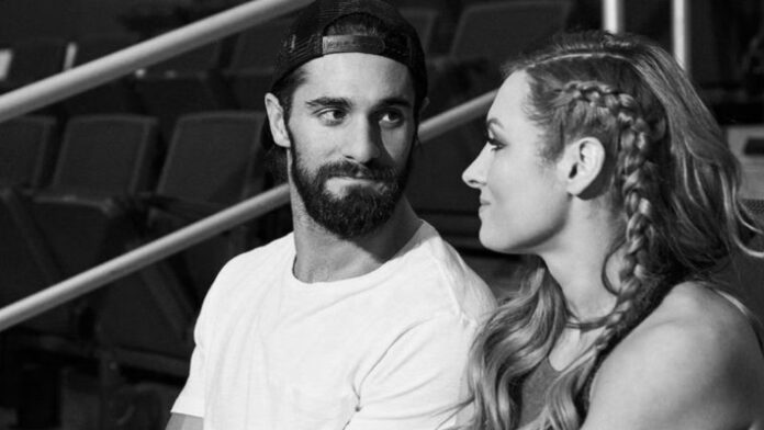 Becky Lynch and Seth Rollins Becky Lynch and Seth Rollins