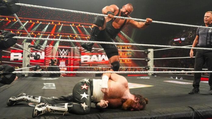 Bron Breakker and Sami Zayn Bron Breakker and Sami Zayn