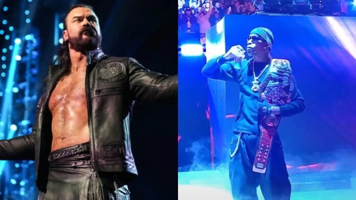 Drew McIntyre and Travis Scott Drew McIntyre and Travis Scott