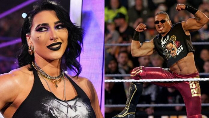 Rhea Ripley and Carmelo Hayes Rhea Ripley and Carmelo Hayes