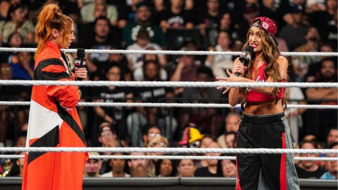 Becky Lynch and Nikki Bella