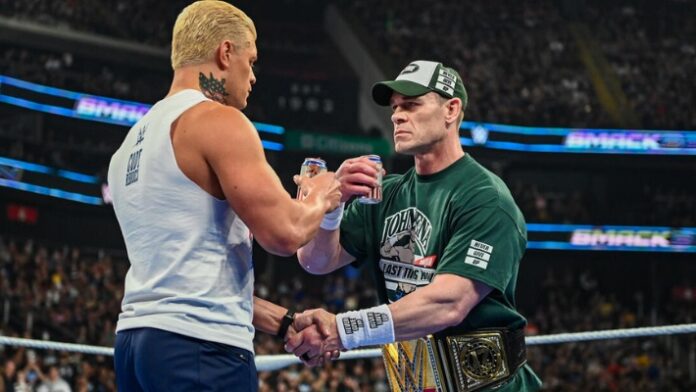 Cody Rhodes and John Cena Cody Rhodes and John Cena